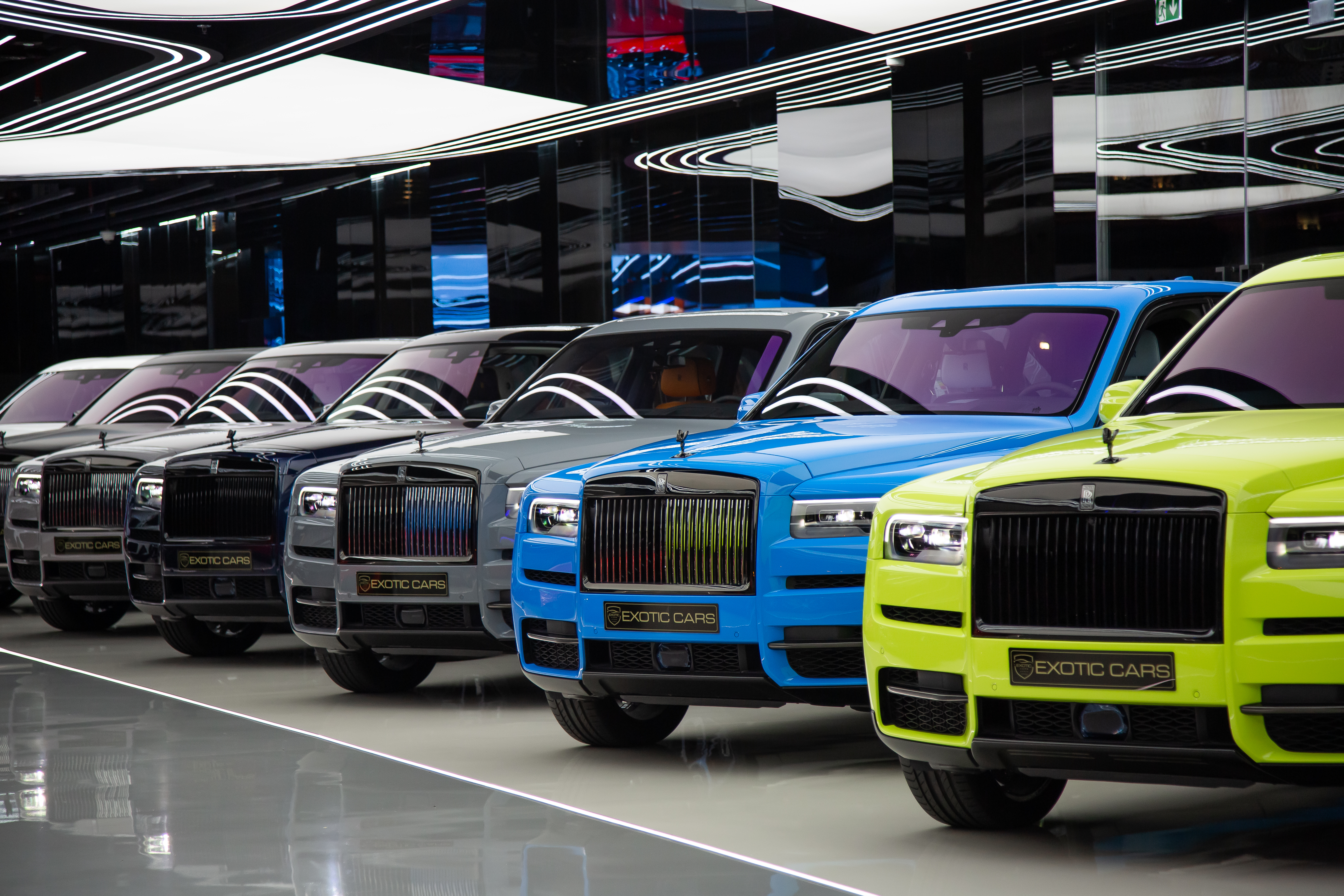 Exotic Cars Dubai Rolls Royce Cullinan Collection