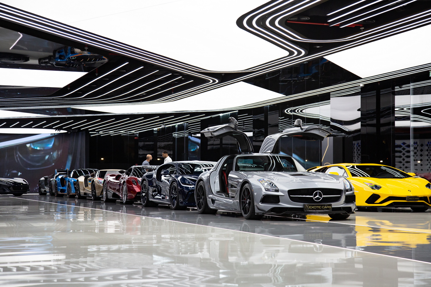 Supercars at Exotic Cars Dubai