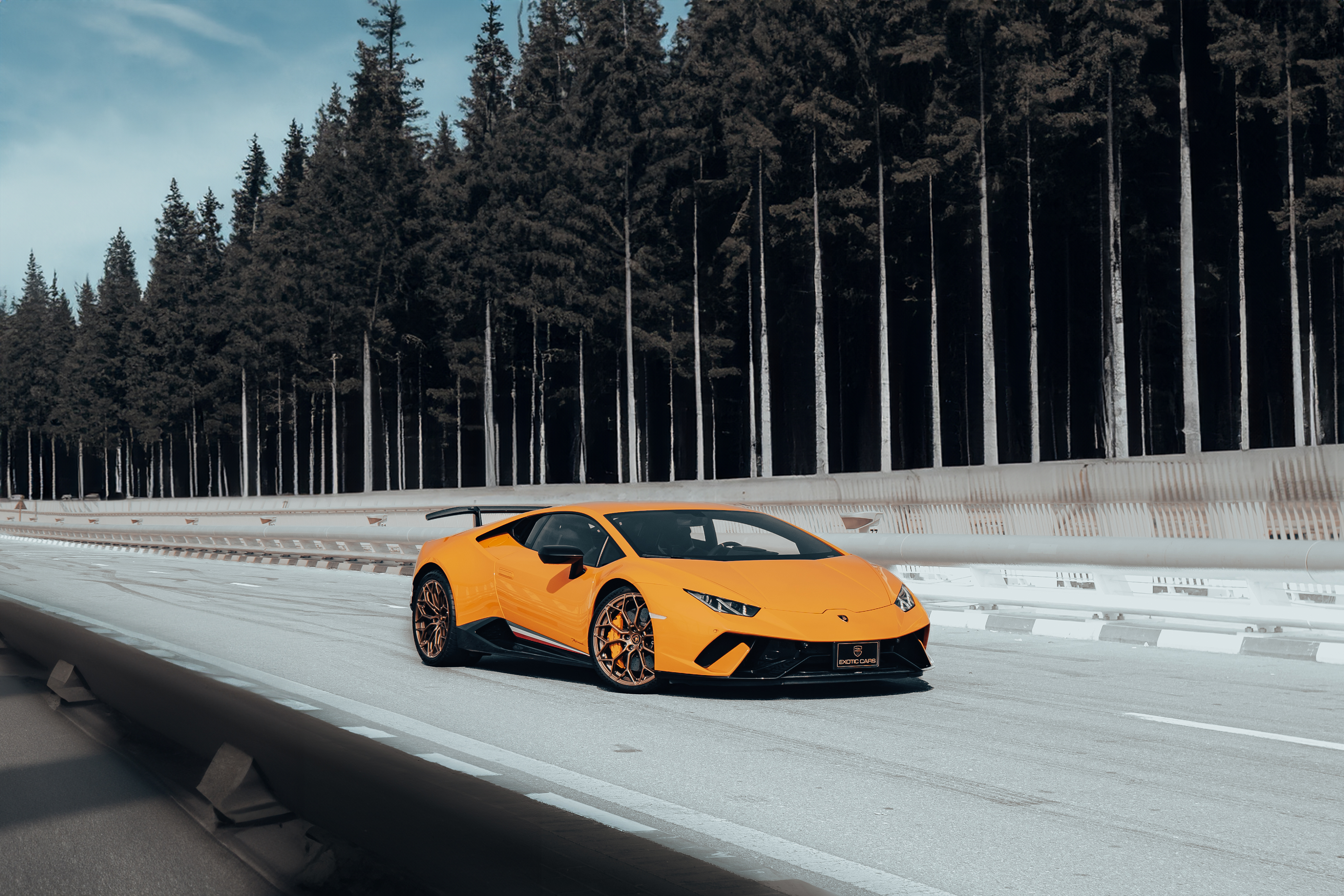 Huracan Performante With Orange Exterior | Exotic Cars Dubai