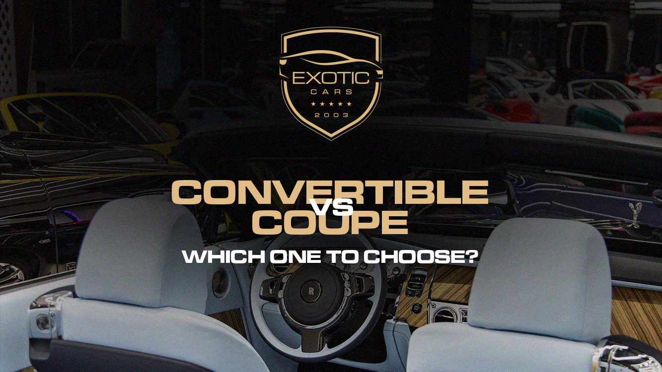 Convertible vs. Coupe: Which One to Choose?