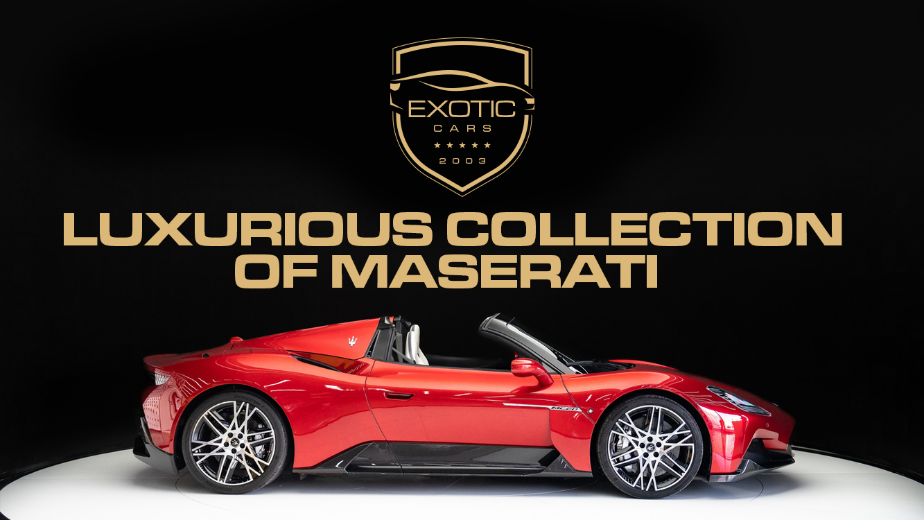 Explore Our Luxurious Collection of Maserati at Exotic Cars Dubai