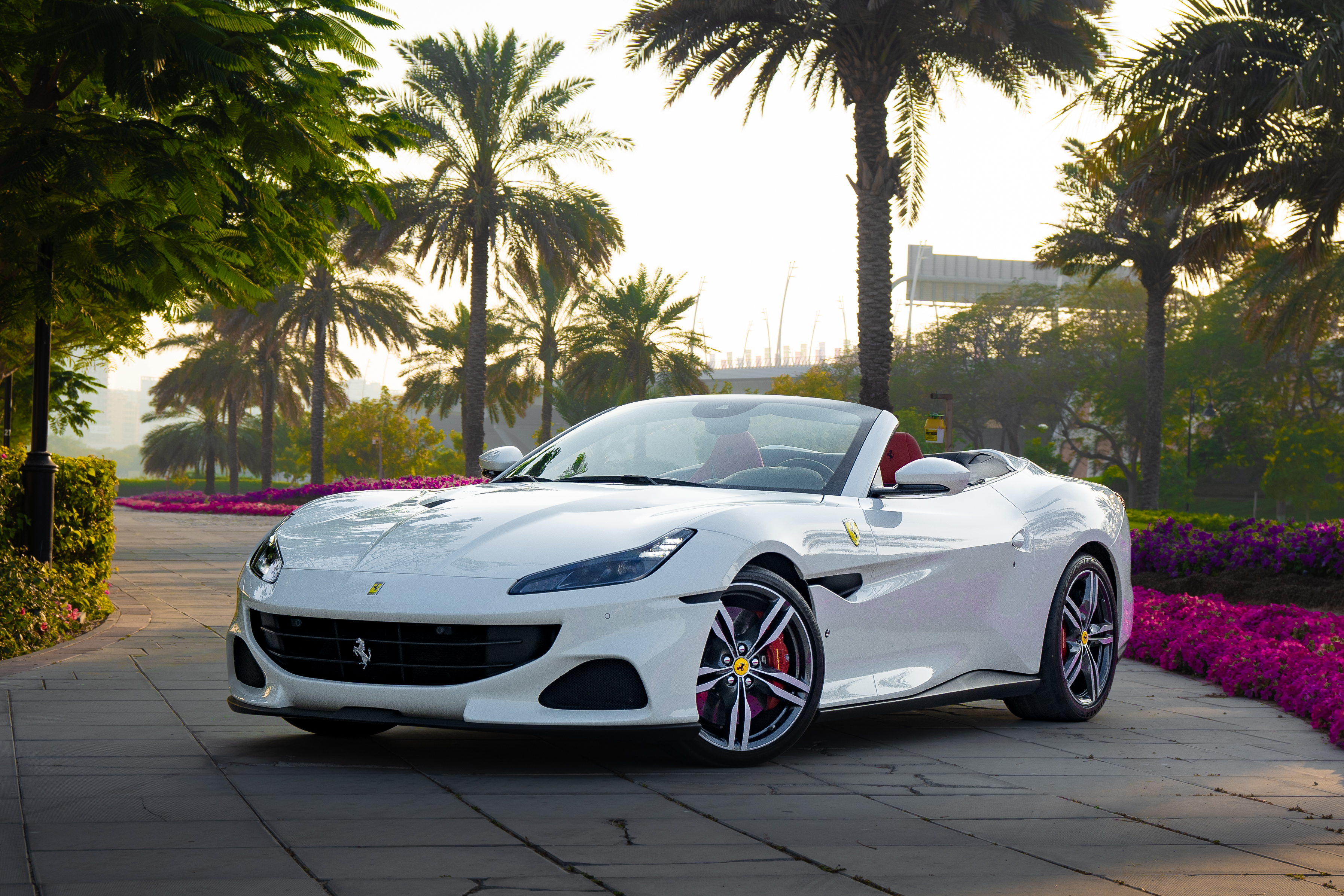 2022 Ferrari Portofino M finished in a white exterior